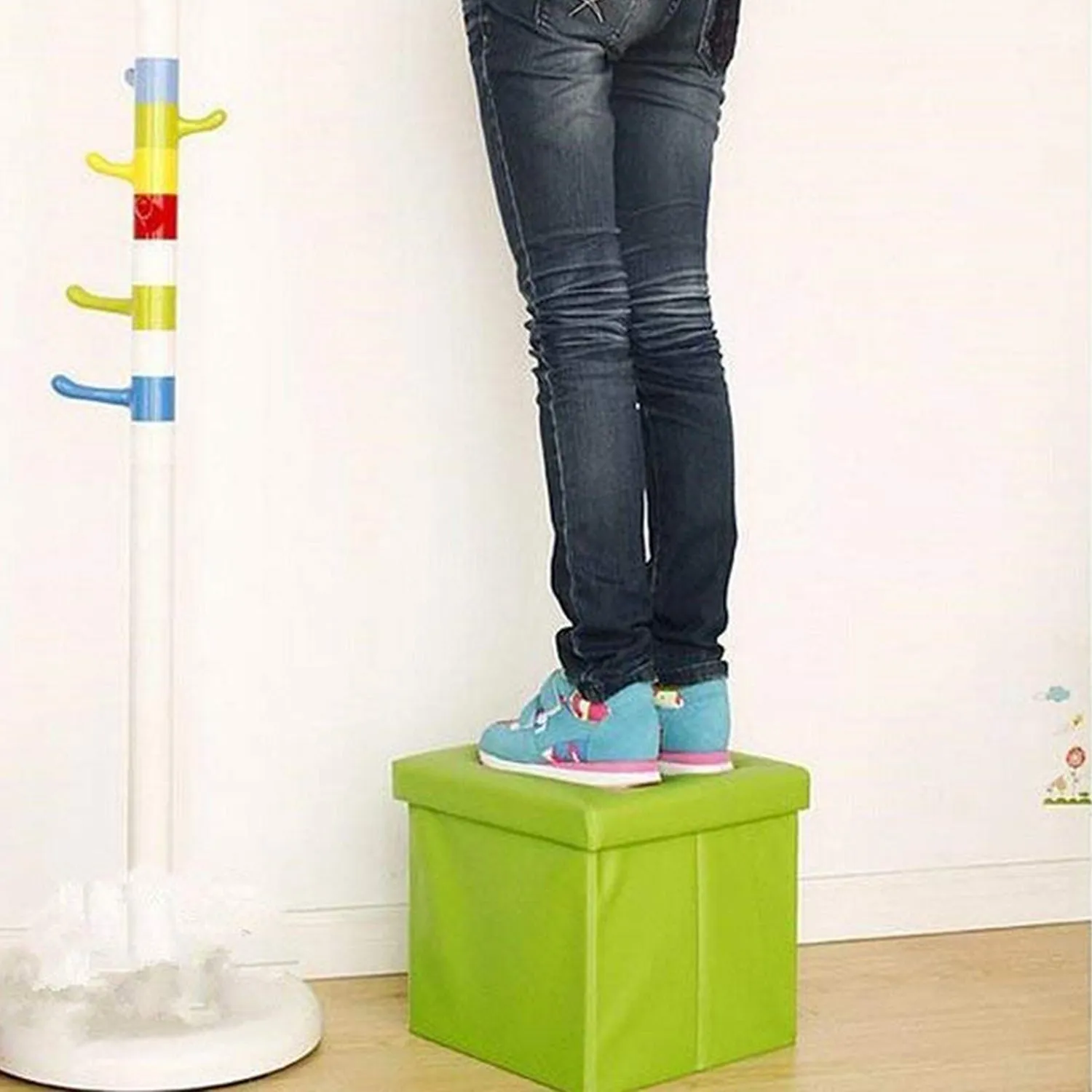 Cube Storage Stool - Multipurpose Organizer with Seat