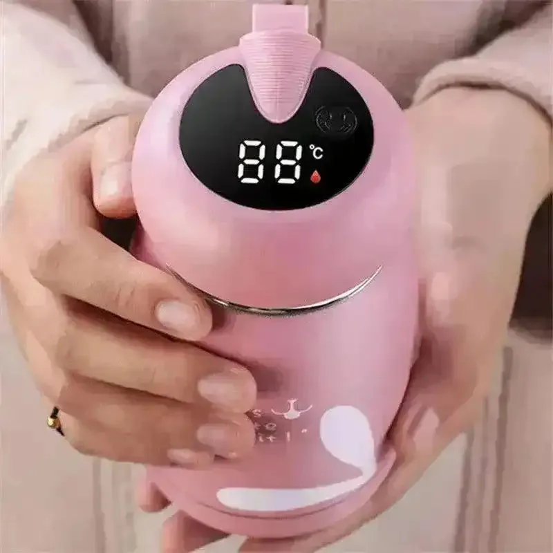 Cute Mini Temperature Display Bottle (320 ml)