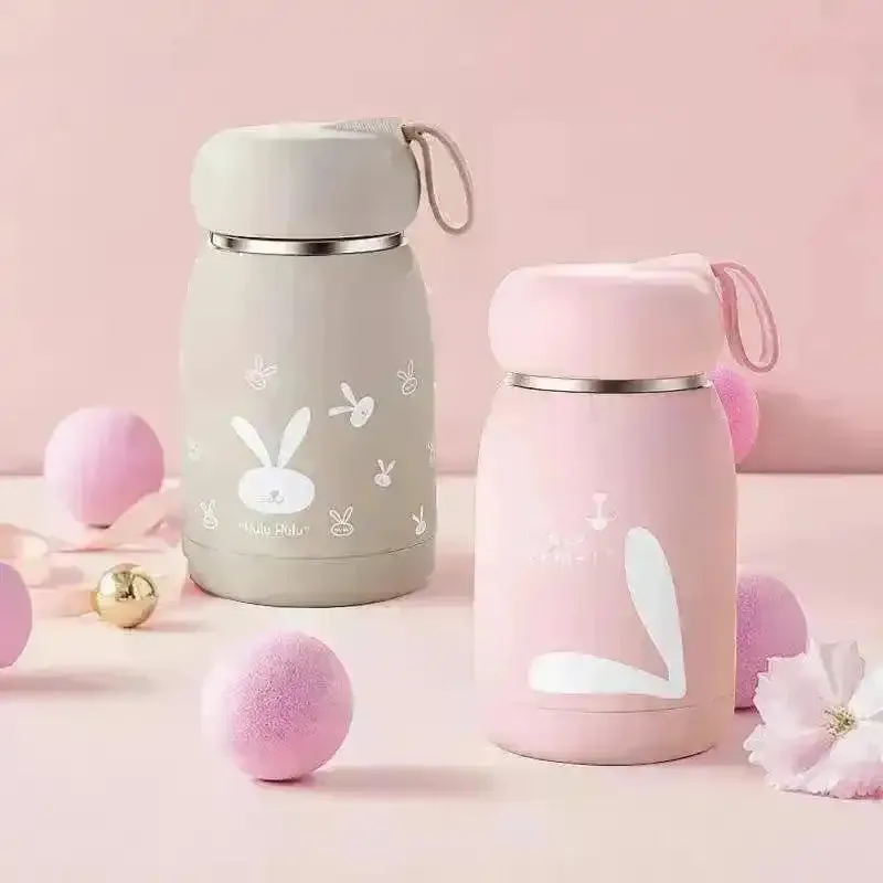 Cute Mini Temperature Display Bottle (320 ml)