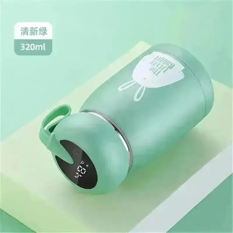 Cute Mini Temperature Display Bottle (320 ml)