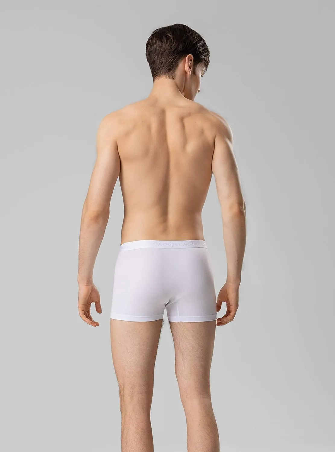DAVID ARCHY Men's Soft Underwear Micro Modal Dual Pouch Trunks Ball Pouch Bulge Enhancing Boxer Briefs for Men 3 or 4 Pack