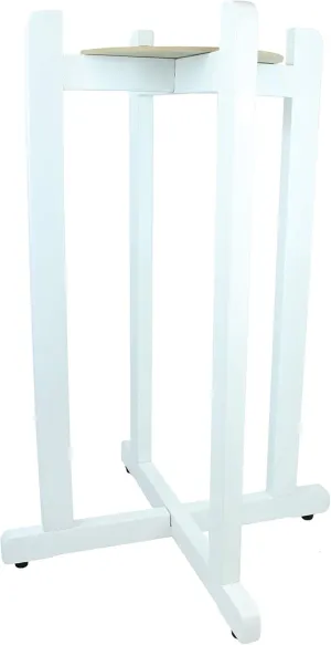 Designs Wood Stand for Water Dispenser Crock (White, 27)