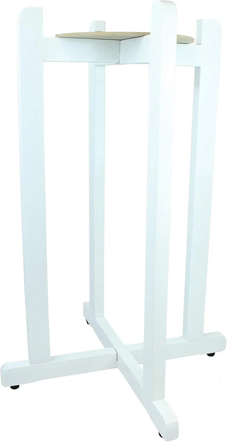 Designs Wood Stand for Water Dispenser Crock (White, 27)