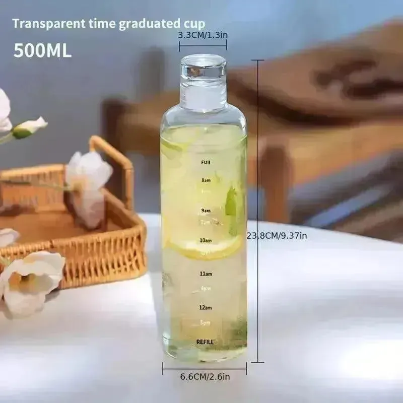 Drink More Time Stamp Bottle (500 ml)