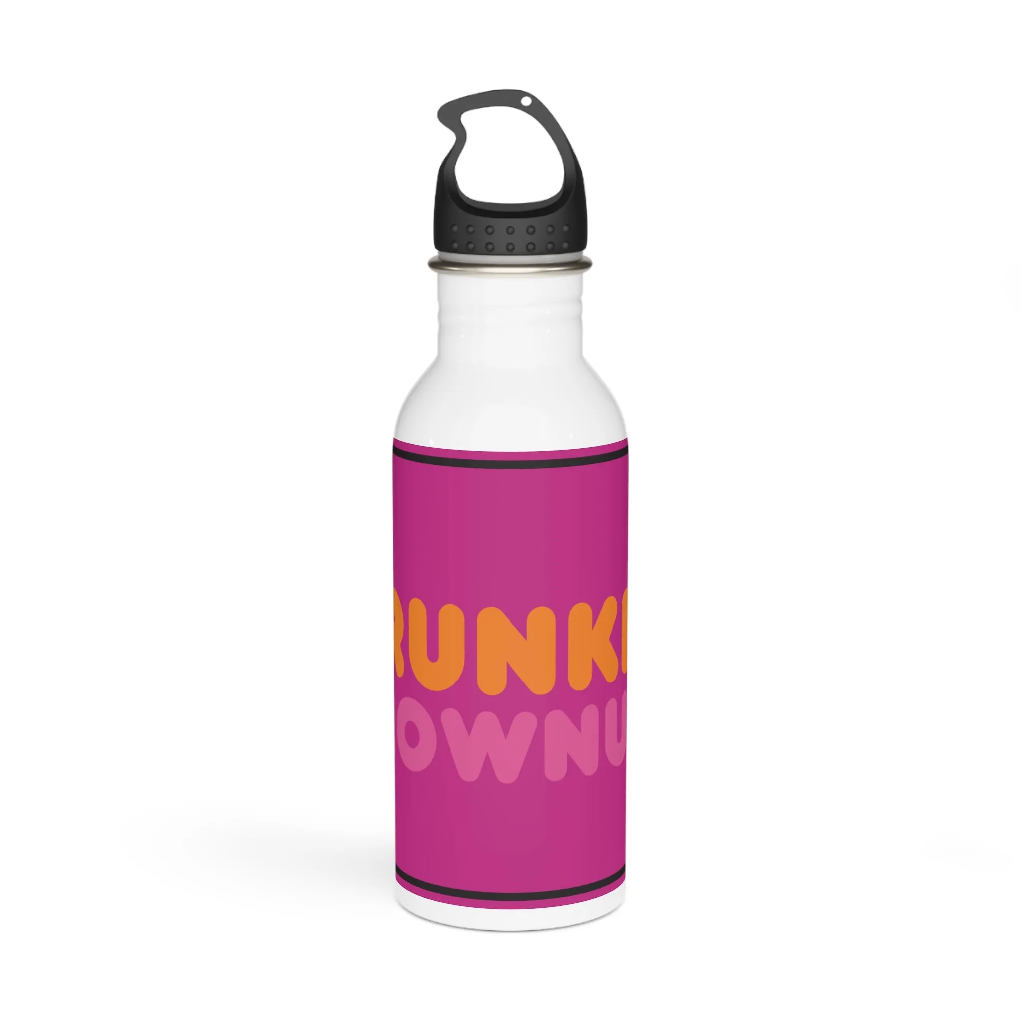 Drunken Grownups Stylish Stainless Steel Water Bottle - Eco-Friendly, Durable, Perfect for On-the-Go - Dark Pink