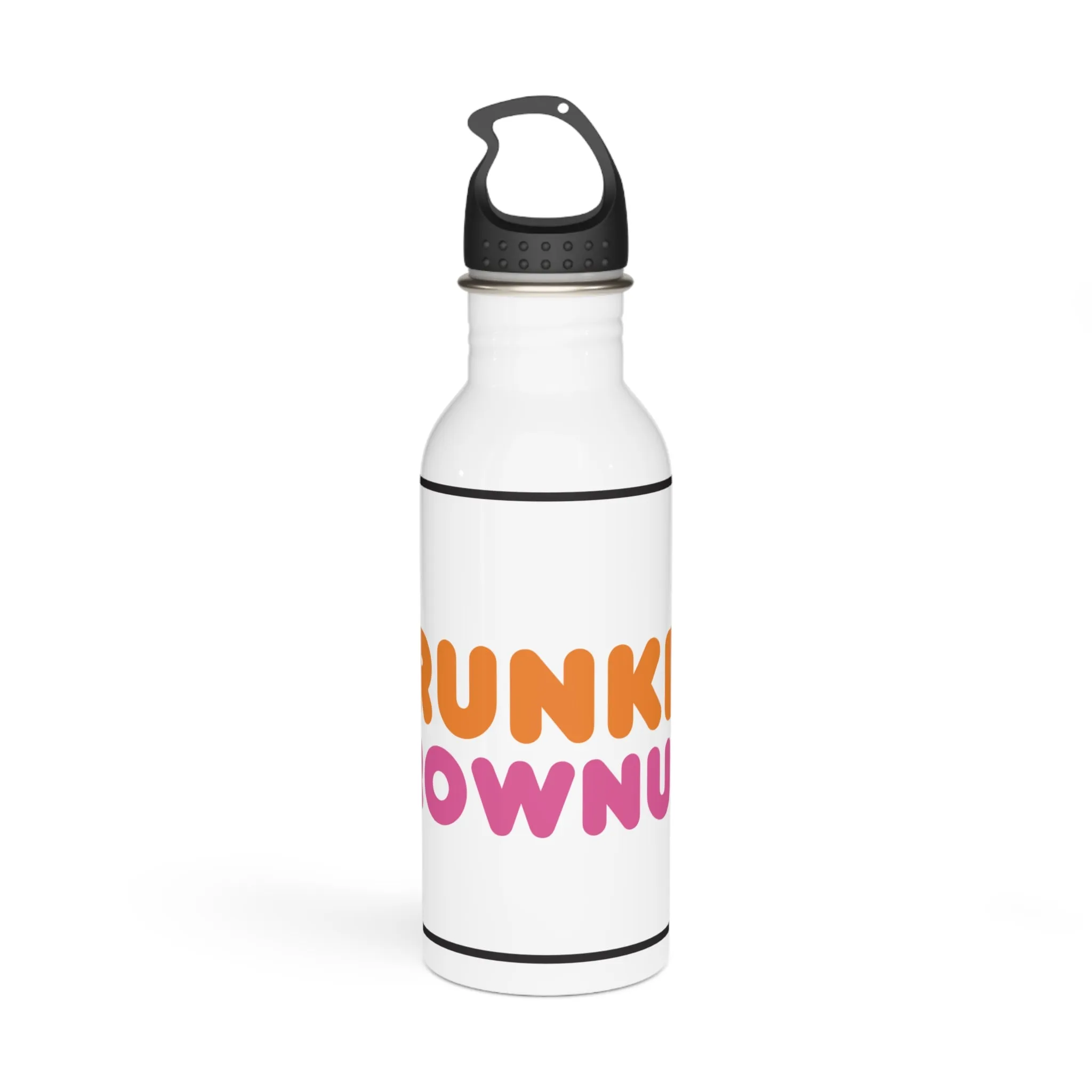 Drunken Grownups Stylish Stainless Steel Water Bottle - Eco-Friendly, Durable, Perfect for On-the-Go - White