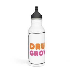 Drunken Grownups Stylish Stainless Steel Water Bottle - Eco-Friendly, Durable, Perfect for On-the-Go - White