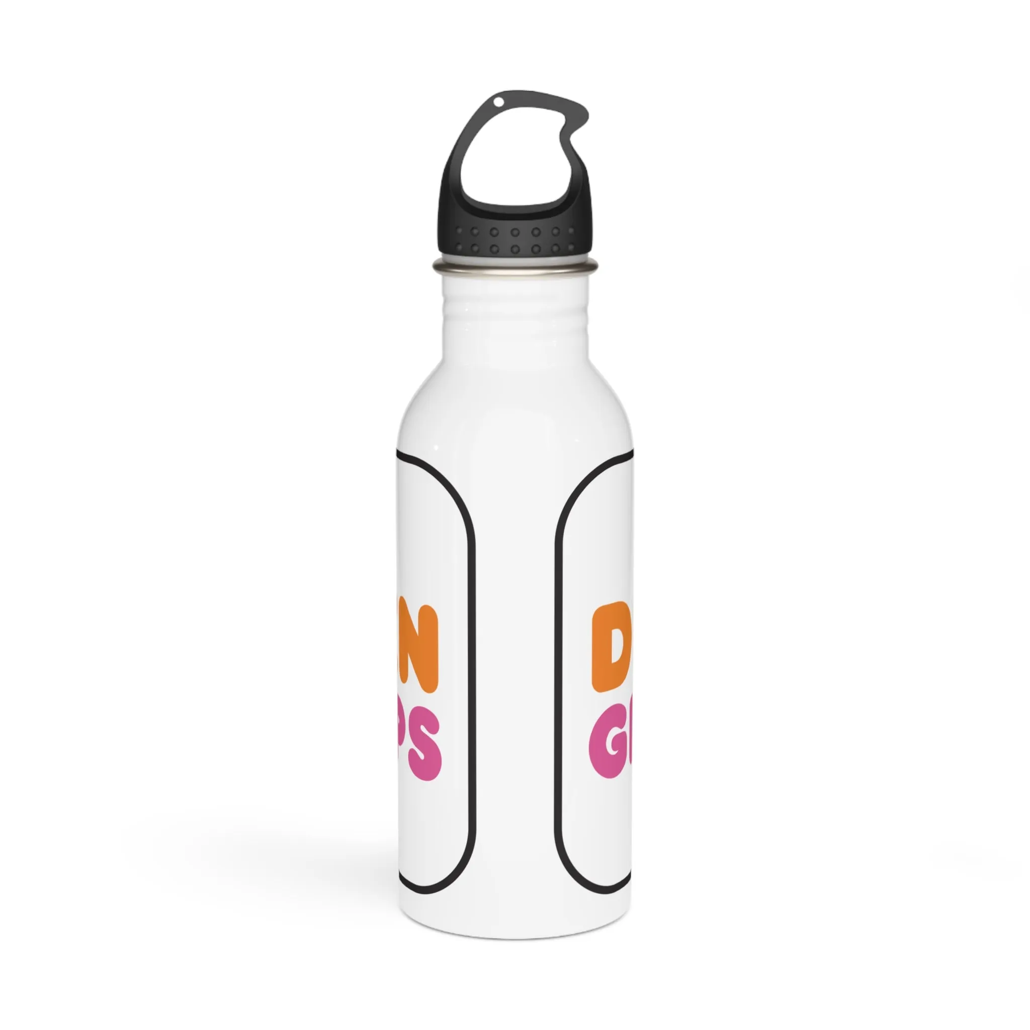 Drunken Grownups Stylish Stainless Steel Water Bottle - Eco-Friendly, Durable, Perfect for On-the-Go - White