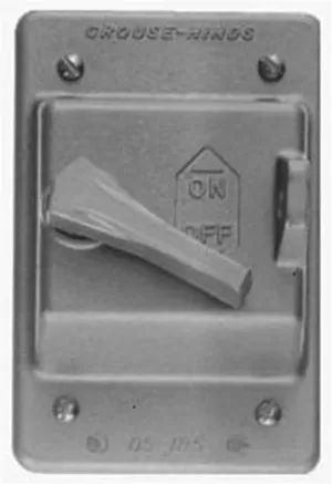 DS185 Die Cast Aluminum Raintight Cover with Locking Arrangement
