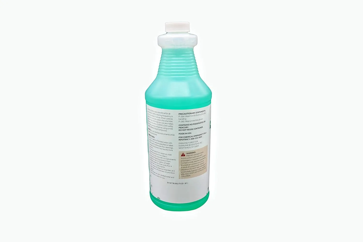 DURACLEANSE Duraclean Autoclave Cleaner (4) Pack, 5 cleanings per bottle for Autoclave Steam Sterilizers Dental Lab and Medical for Steam Sterilization