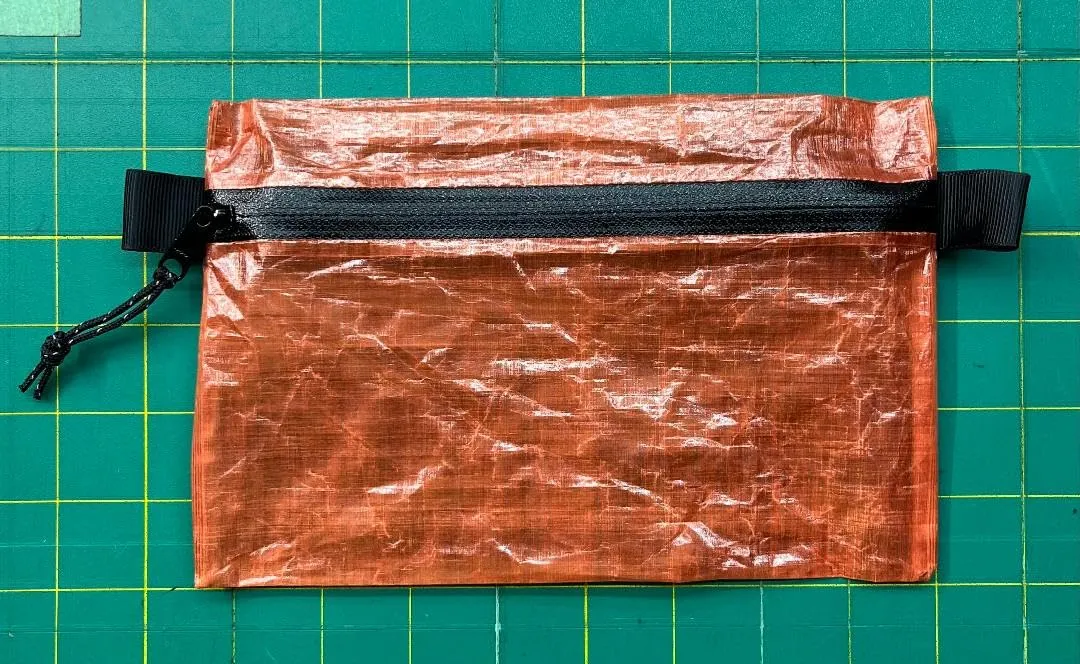 Dyneema Zipper Pouch (L, Burnt Orange)