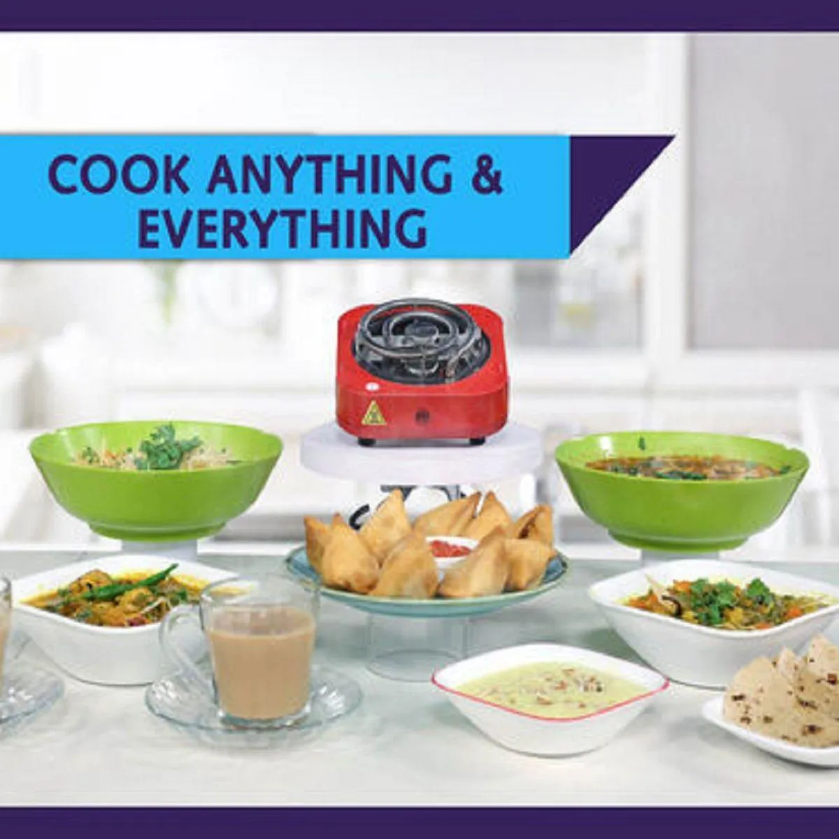 Electric Cooking Stove – 1000W Fast & Efficient Cooking