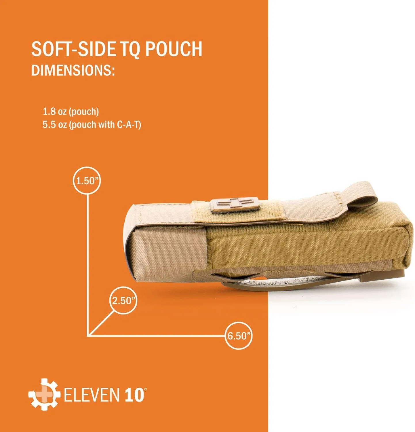 Eleven 10 Soft-Side TQ Pouch, Coyote