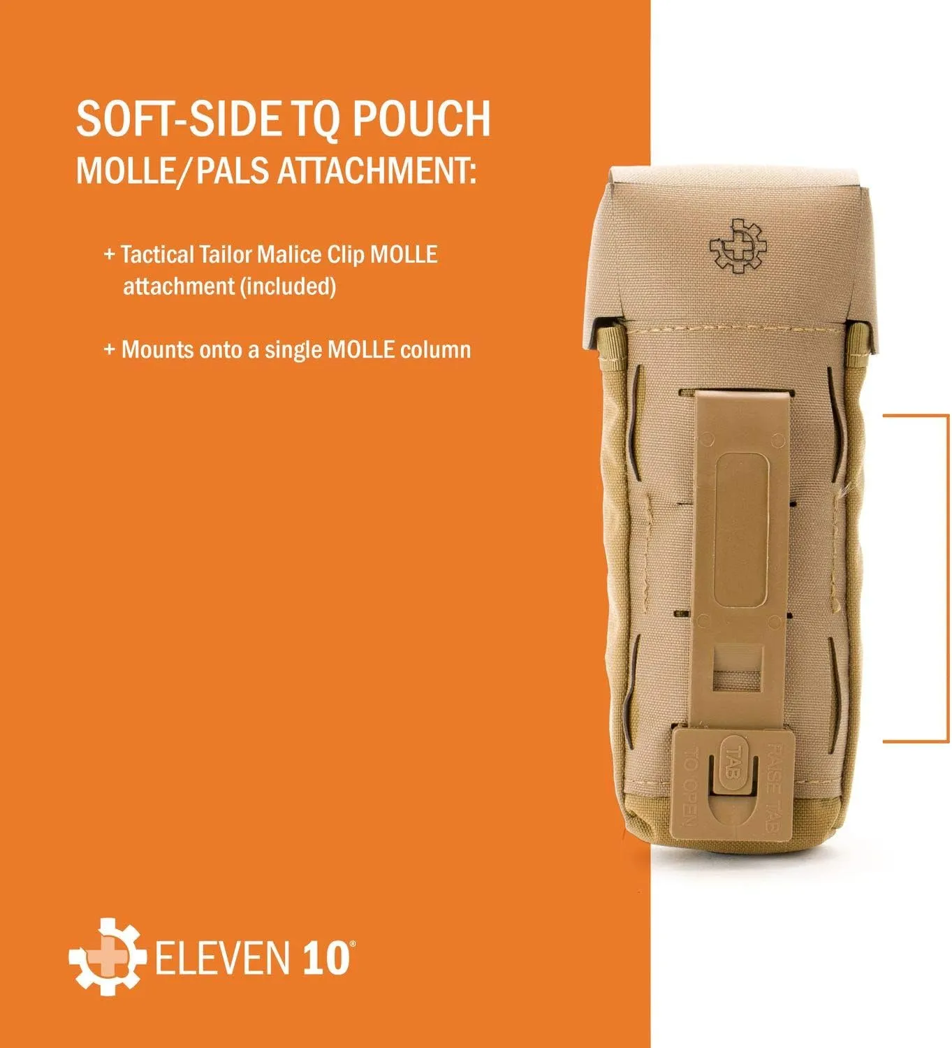 Eleven 10 Soft-Side TQ Pouch, Coyote