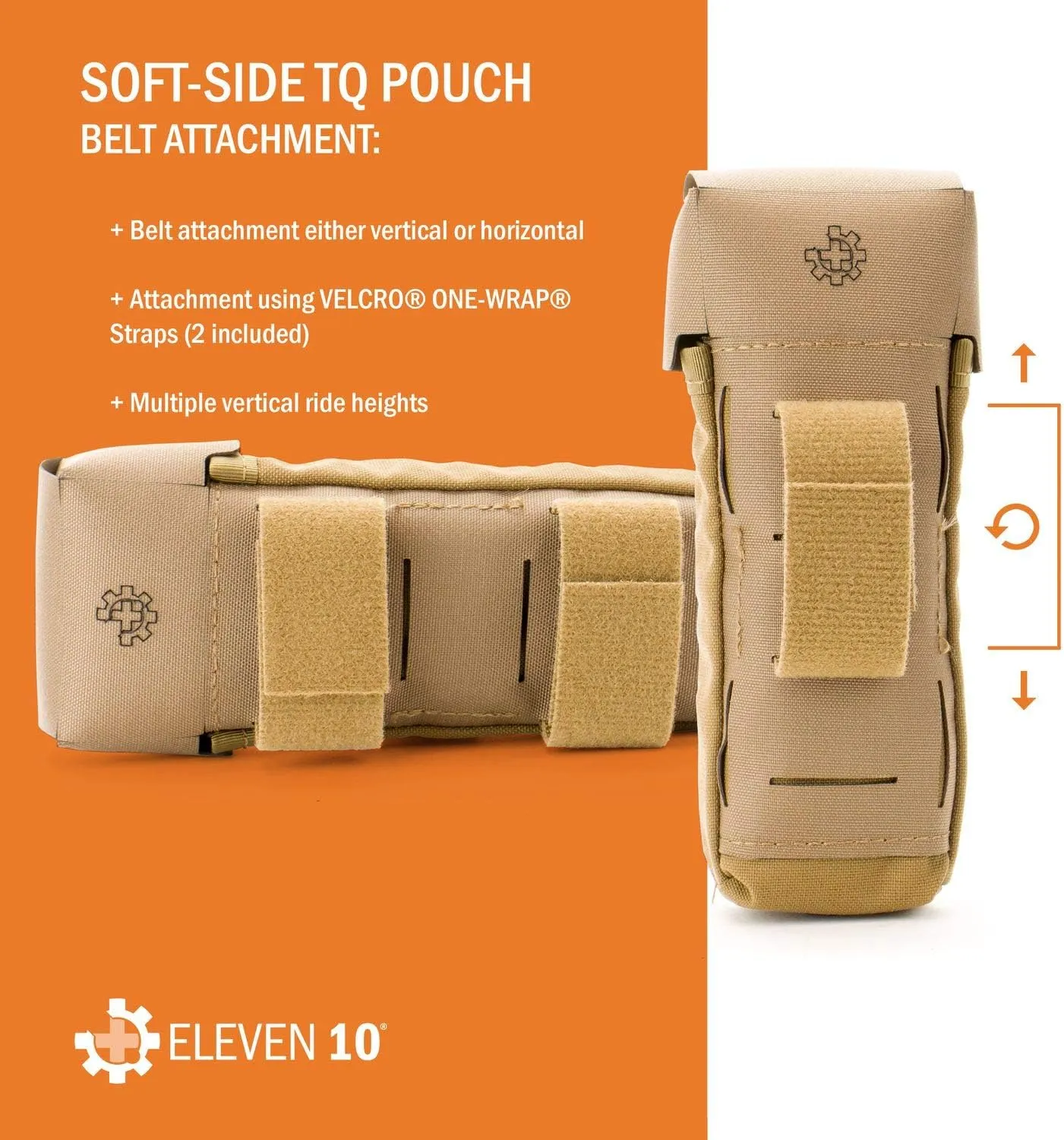 Eleven 10 Soft-Side TQ Pouch, Coyote