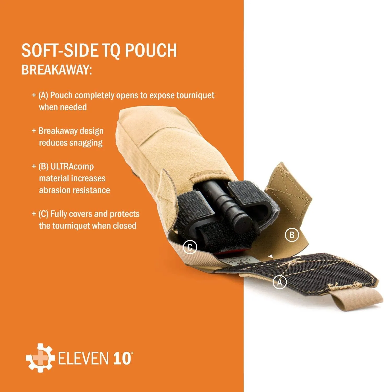 Eleven 10 Soft-Side TQ Pouch, Coyote