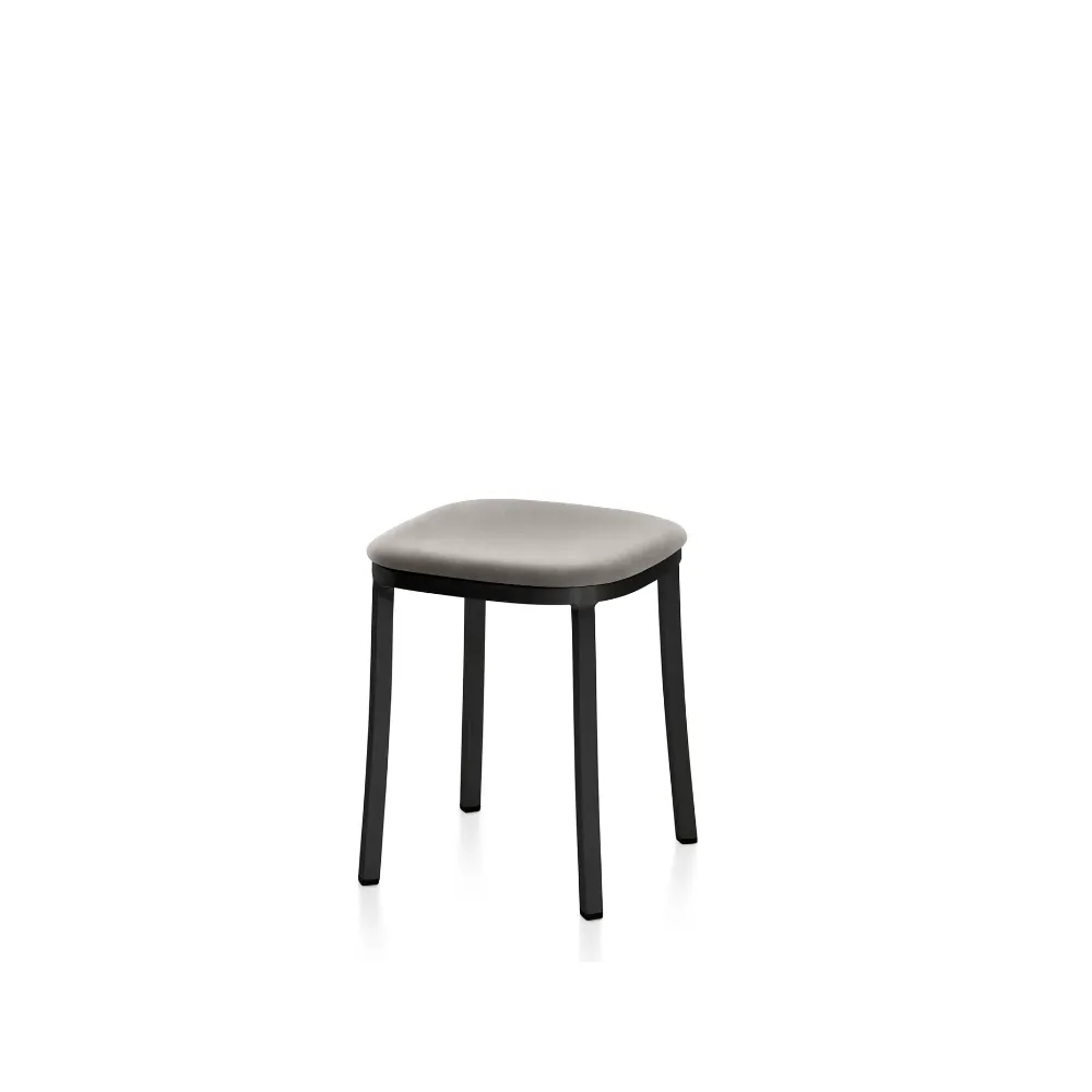 Emeco 1 Inch Small Stool - Upholstered Seat