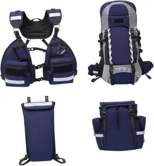 Emergency Medical Backpack Search and Rescue Pack Survival Rucksack First Responder Bag for Home