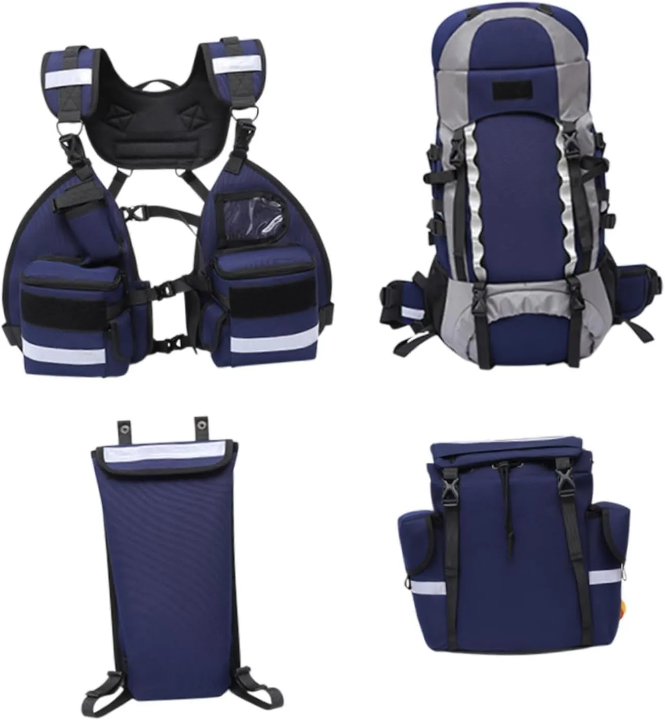 Emergency Medical Backpack Search and Rescue Pack Survival Rucksack First Responder Bag for Home