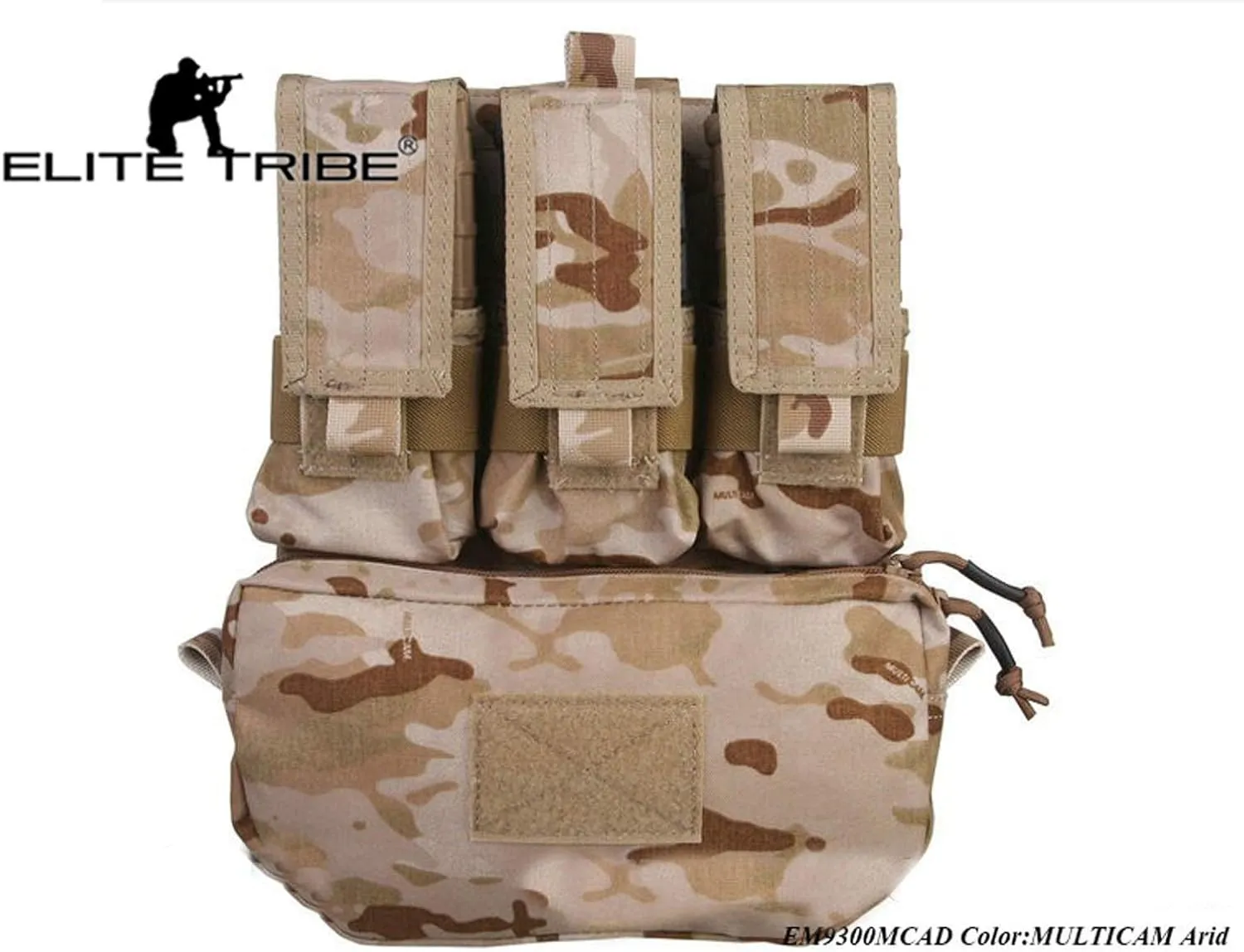 Emerson Assault Back Panel Airsoft Combat Molle Vest Waist Bag