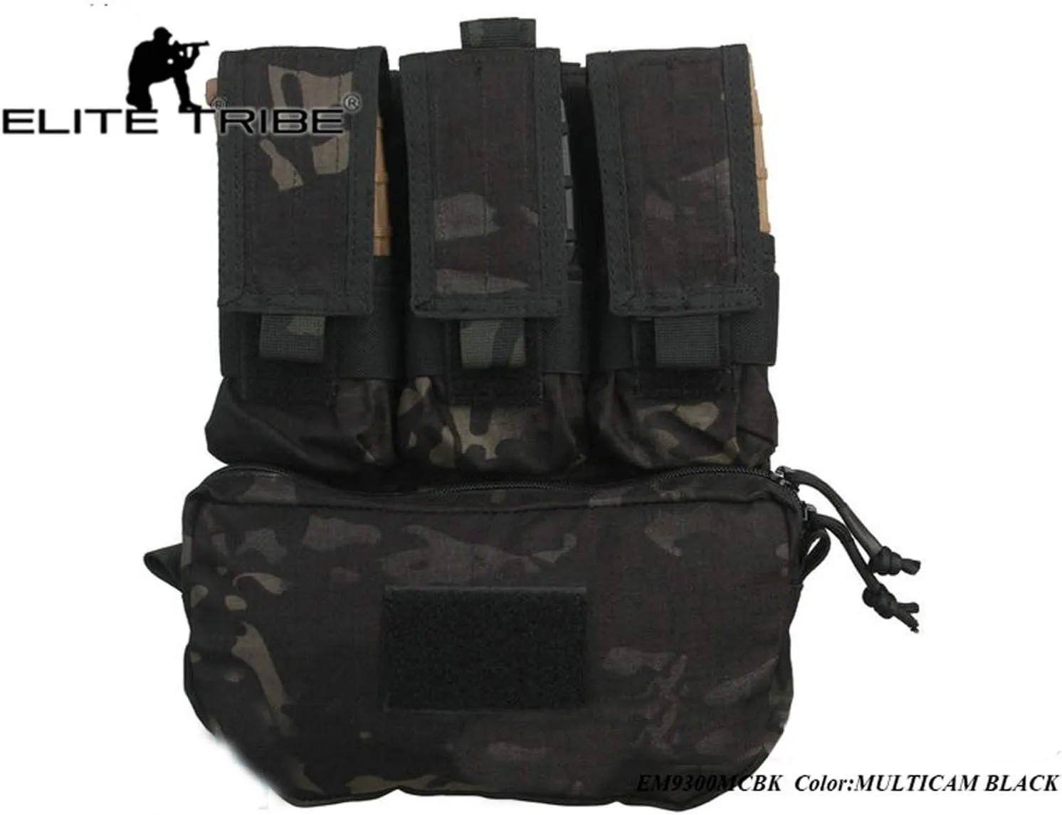 Emerson Assault Back Panel Airsoft Combat Molle Vest Waist Bag