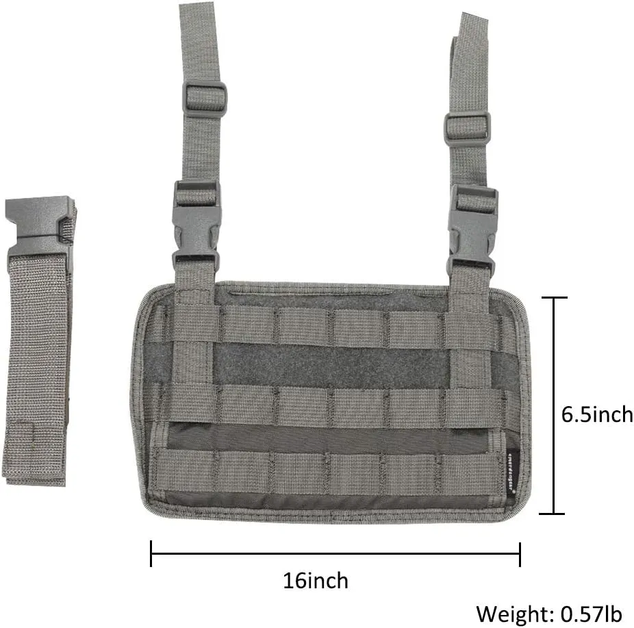 EmersonGear 500D Nylon Tactical Drop Leg Platform MOLLE Adjustable Detachable Holster, Modular Drop Leg Panel Pouch for Hunting Paintball Airsoft