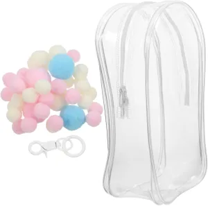 ERINGOGO Clear Doll Display Storage Bag Portable Figure Pouch with Design for Collectibles High Transparency Carrying Case for Easy Visibility and
