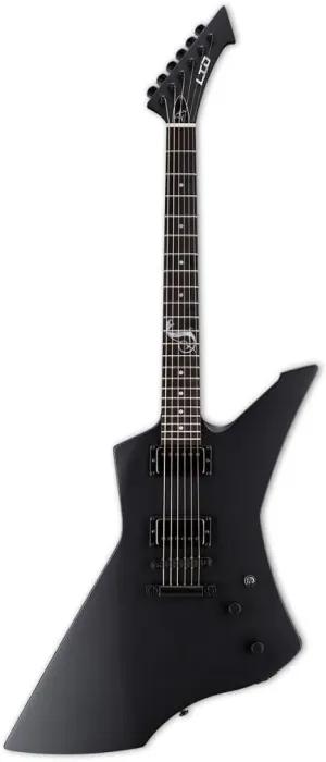 ESP LTD Snakebyte Signature Series James Hetfield Electric Guitar with Case, Black Satin