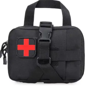 Essential First Aid Medical Pouch Black