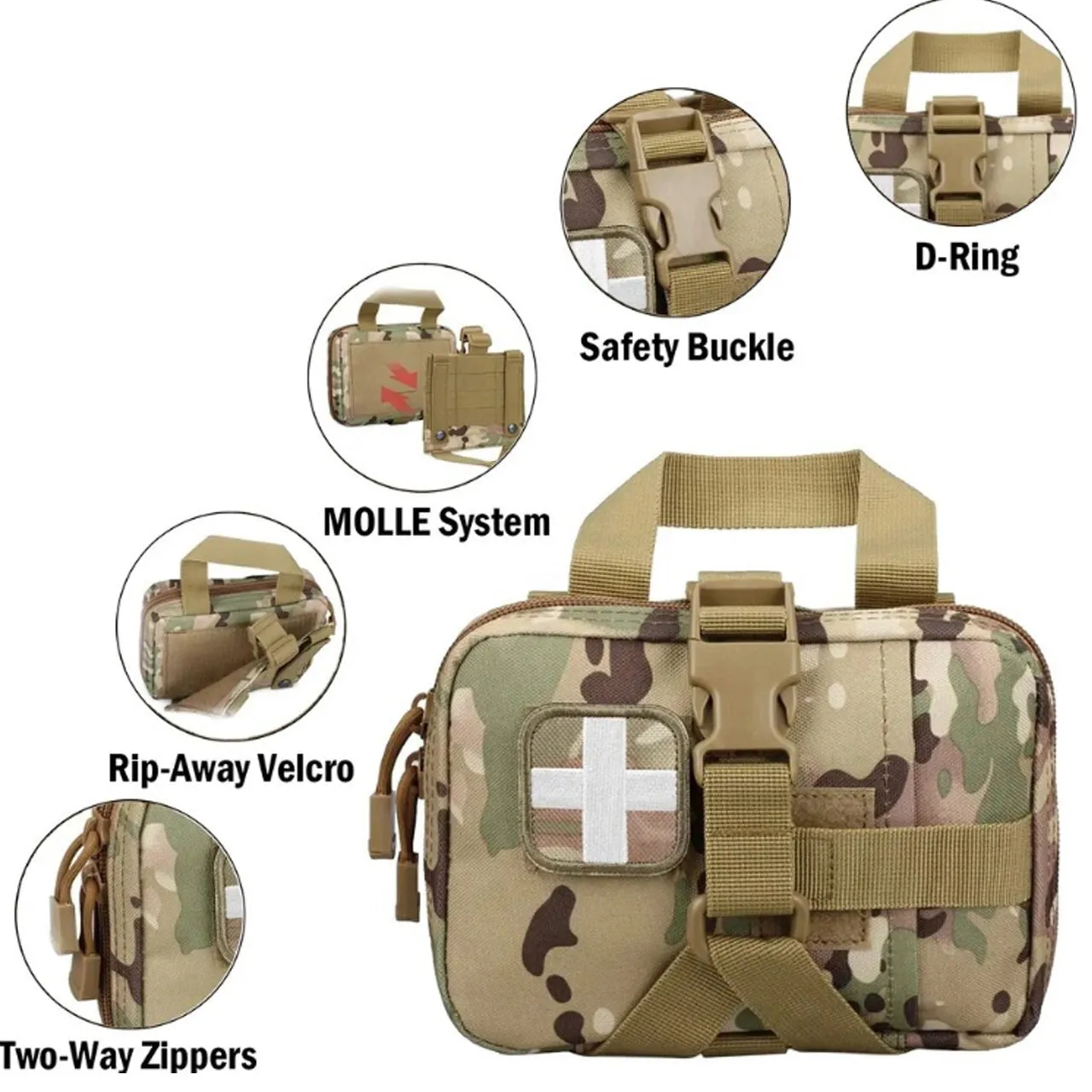 Essential First Aid Medical Pouch Multicam