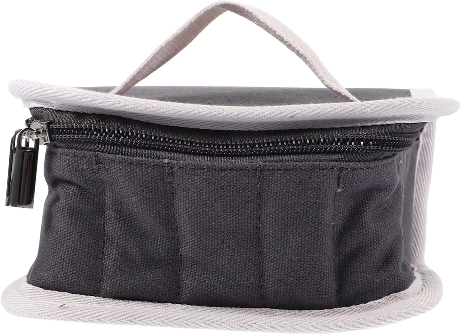 Essential Oil Holding Bottle Container Grey Essential Oil Storage Bag Compact Portable Multi-grid Design