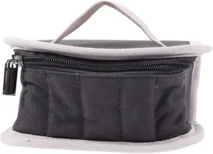 Essential Oil Holding Bottle Container Grey Essential Oil Storage Bag Compact Portable Multi-grid Design