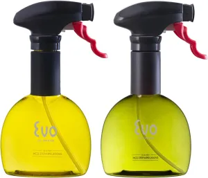 Evo Oil Sprayer Minis, Non-Aerosol for Olive, Cooking Oils, and Vinegars, 8-Ounce Capacity, 1 Each Yellow and Green