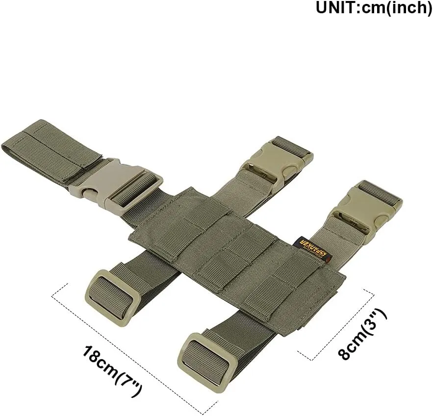 EXCELLENT ELITE SPANKER Tactical Drop Leg Holster Adjustable Drop Leg Platform Molle Module Universal Bag for Left/Right Leg