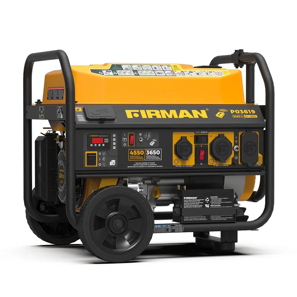 Firman P03619 Portable Generator - Gas 3650 Watt