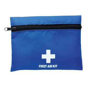 First Aid Kit in Zippered Pouch with Belt Clip