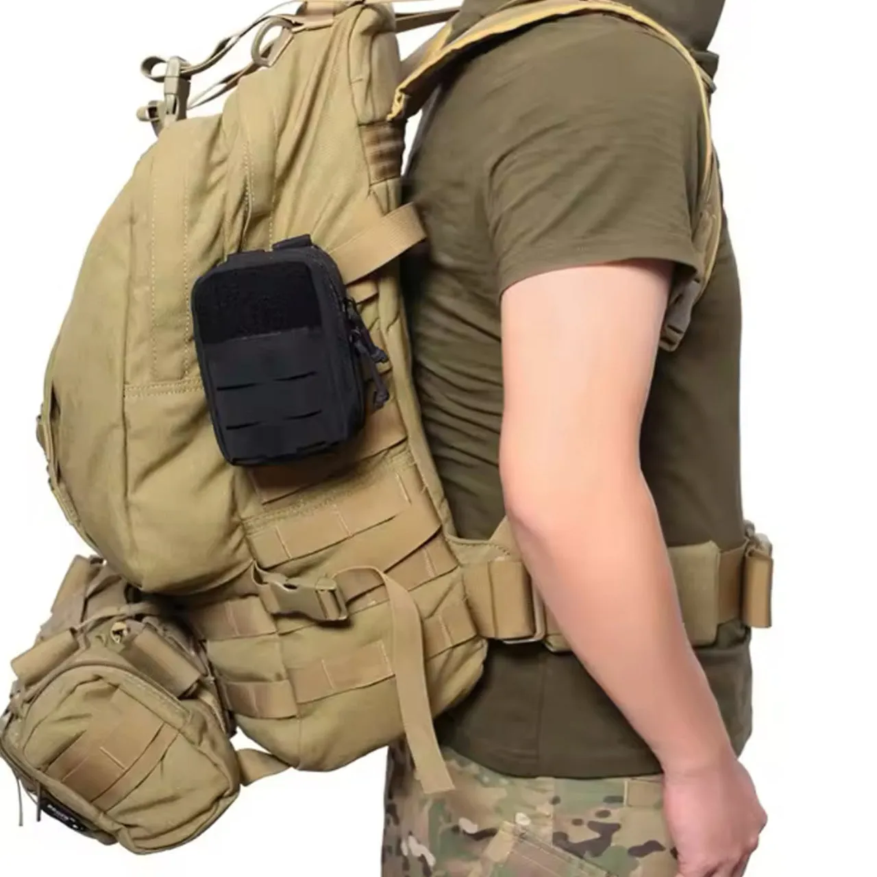 First Aid Pouch Small EDC Carry Green, Coyote or Black