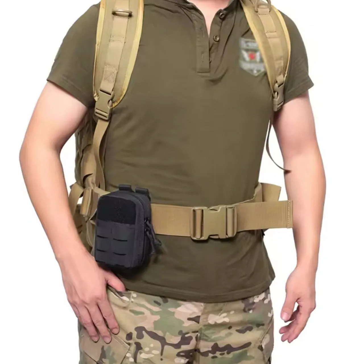 First Aid Pouch Small EDC Carry Green, Coyote or Black