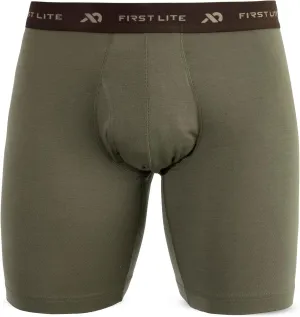 First Lite Men's Wick Game Bag Brief - Ultralight Breathable Merino Wool Underwear