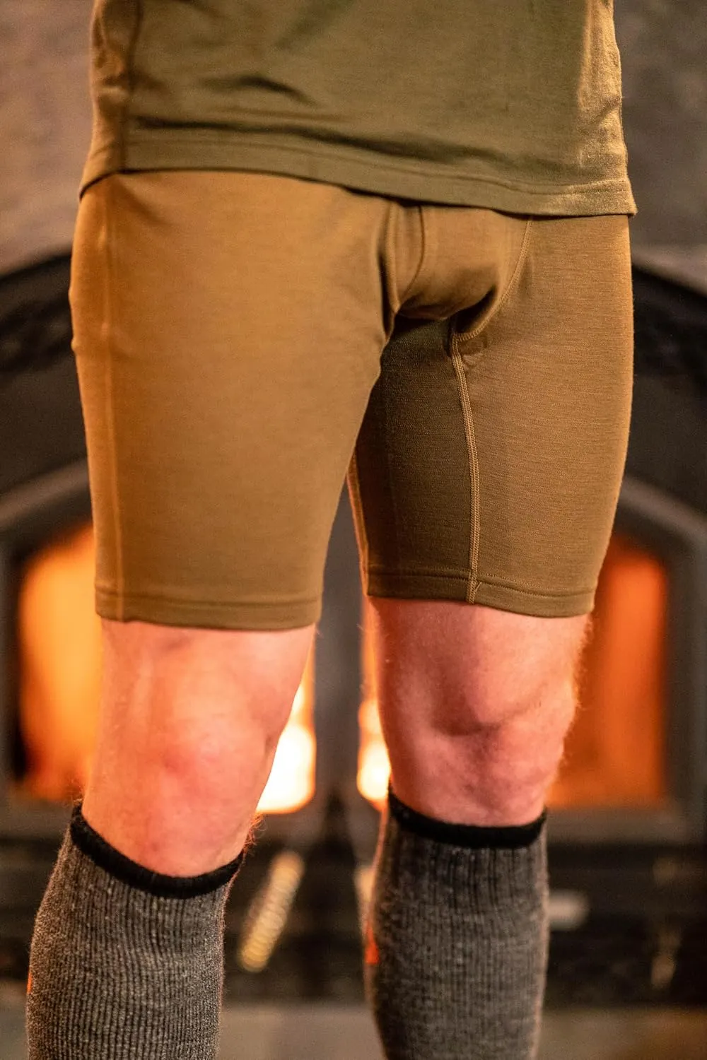 First Lite Men's Wick Game Bag Brief - Ultralight Breathable Merino Wool Underwear