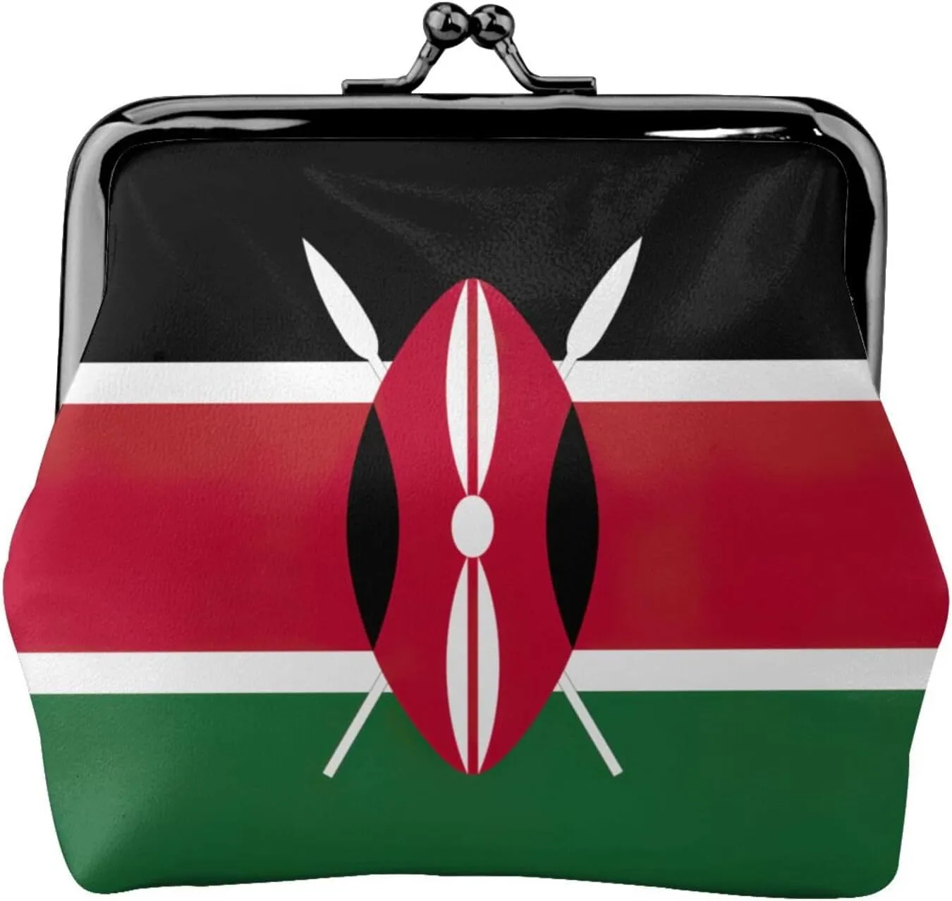Flag of Kenya coin purse for women,small womens wallet,small makeup bag for purse,small wallets woman,wallets for women