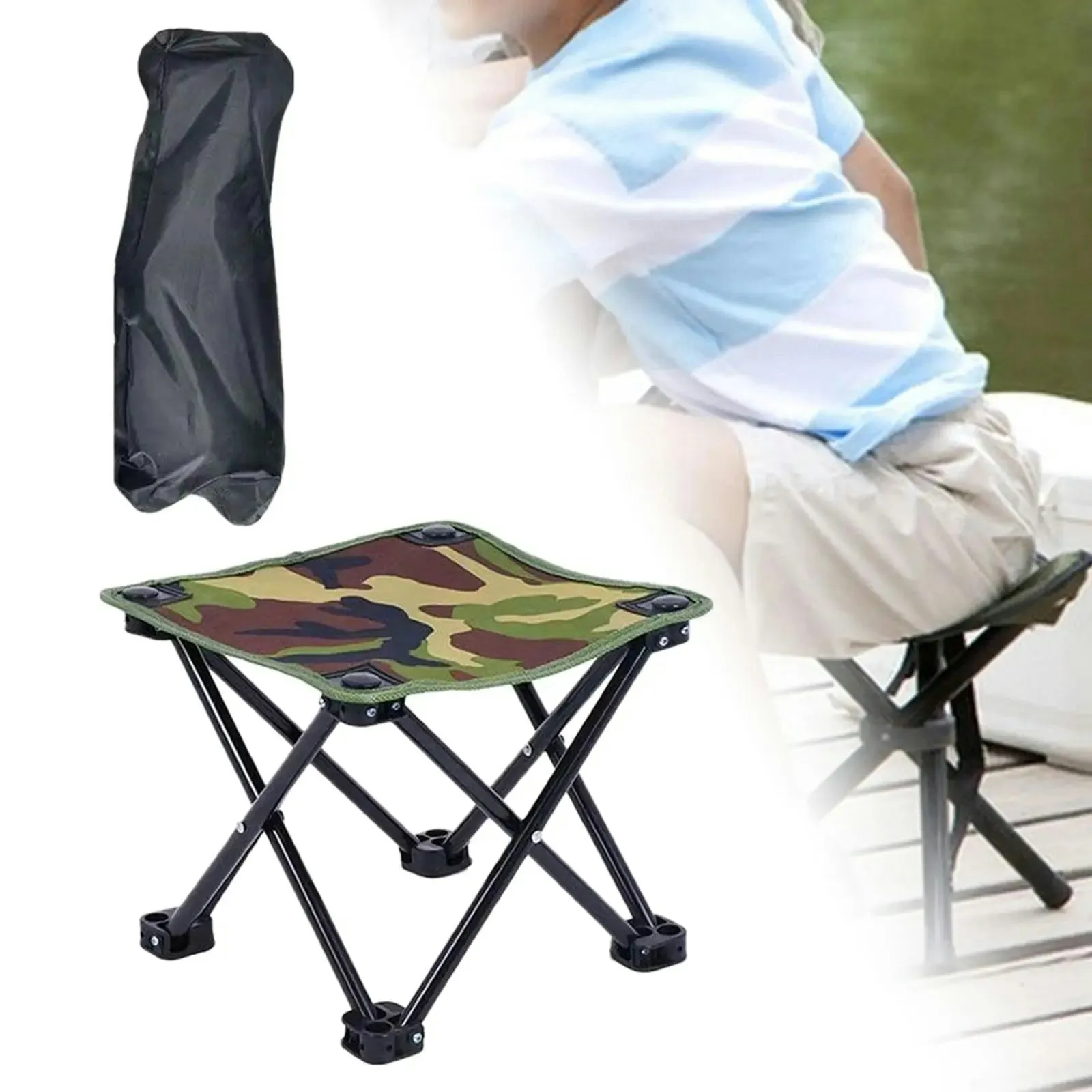 Foldable Camping Stool – Lightweight Portable Footstool