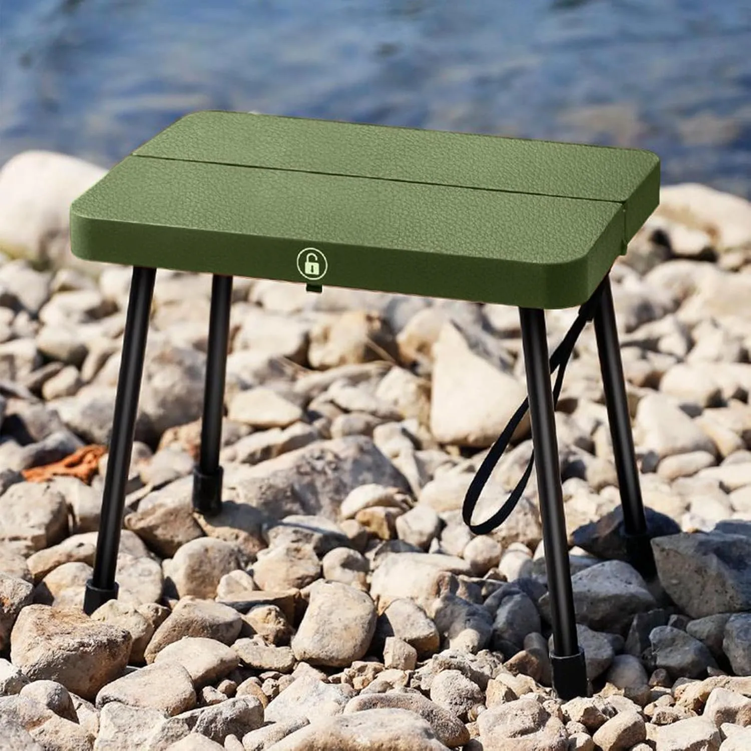 Folding Camping Chair - Portable Outdoor Chair,Folding Stool Aluminum Alloy Small Bench for Travel Fishing Beach Picnic Watching Games Classroom Poolside Gardening Hiking Porch
