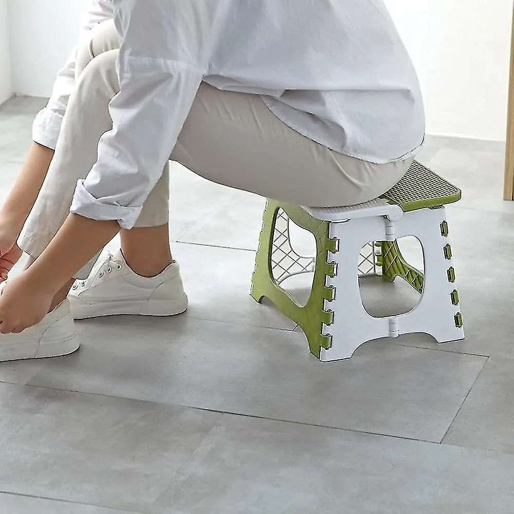 Folding Chair, Thickened Plastic Folding Stool, Safe And Solid Shower Stool, One