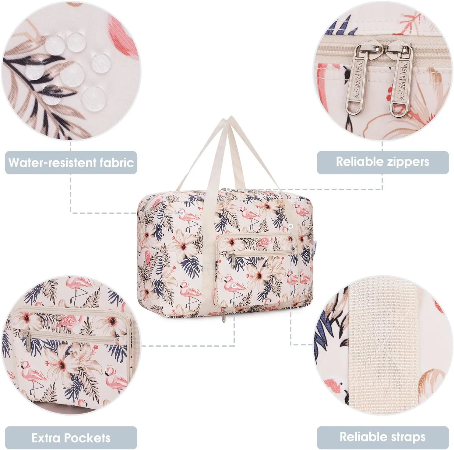 For Spirit Airlines Foldable Travel Duffel Bag Tote Carry on Luggage for Women and Girls