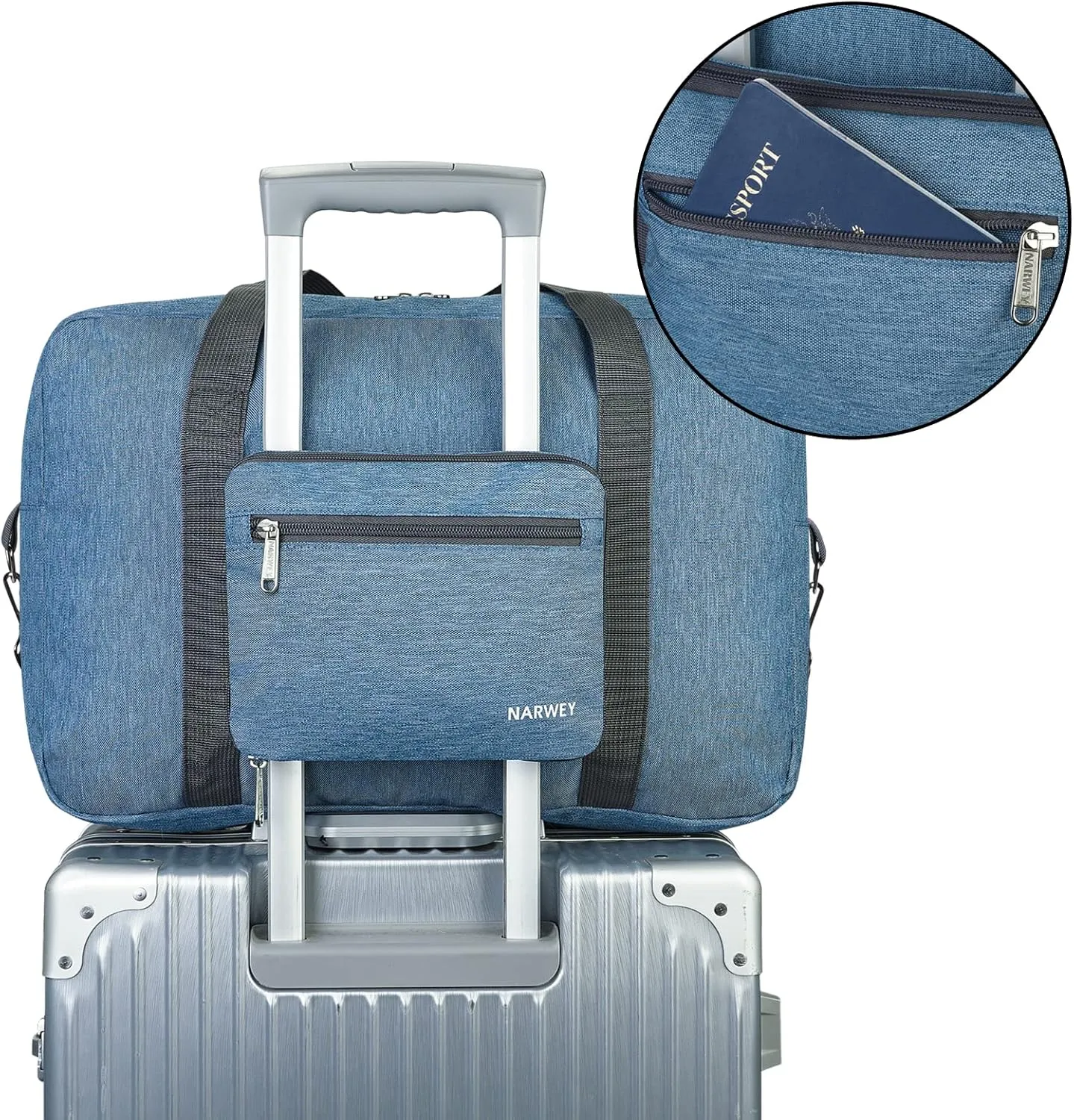 For Spirit Airlines Foldable Travel Duffel Bag Tote Carry on Luggage for Women and Girls