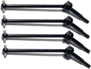 for Wltoys 144010 144001-02 124017-16-18 124019 Stainless Steel M3 Nut Upgrade CVD RC Car Parts and Accessories Replacement Use RC Car DIY Parts(Black)