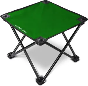 Forbidden Road Camping Stool Portable Footrest for Hiking Fishing Backpacking Beach Travel - Capacity 220lbs (Green, 14.17 * 11.8 inch)