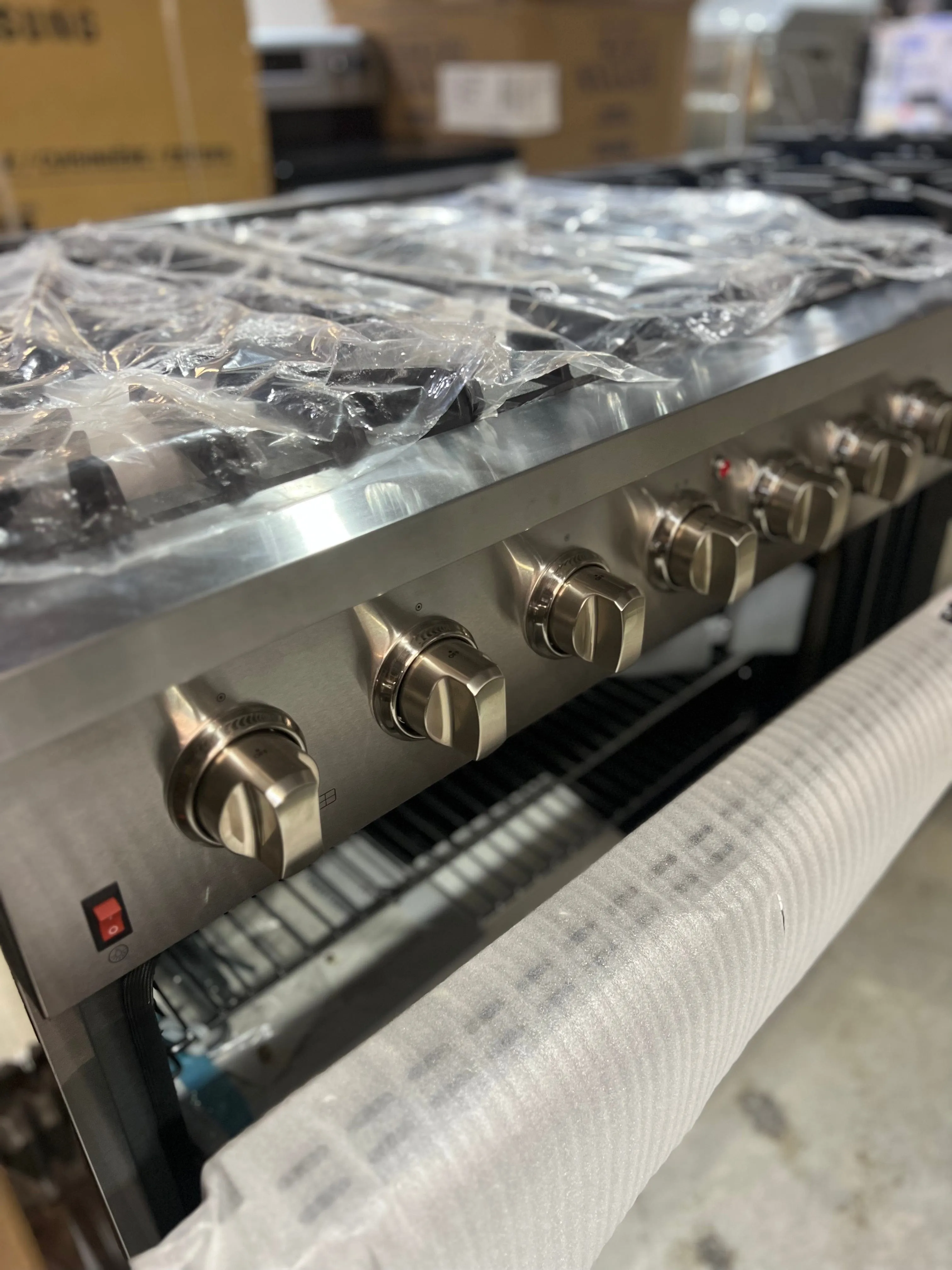 Forno FFSGS6244-36 Gas Range, Gas, 36 inch Exterior Width, Convection, 6 Burners, 5.36 cu. ft. Capacity, 1 Ovens, Stainless Steel color