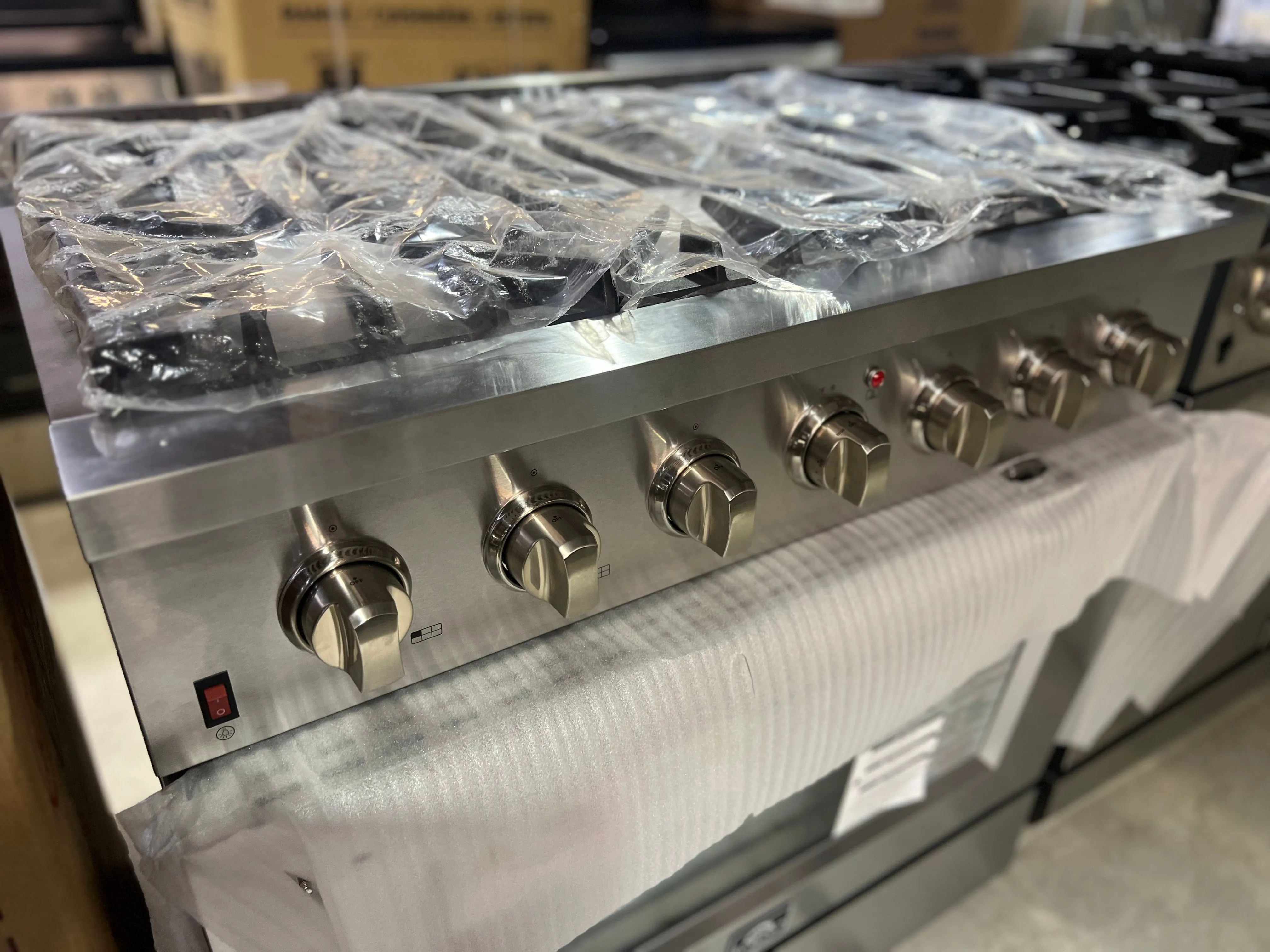 Forno FFSGS6244-36 Gas Range, Gas, 36 inch Exterior Width, Convection, 6 Burners, 5.36 cu. ft. Capacity, 1 Ovens, Stainless Steel color